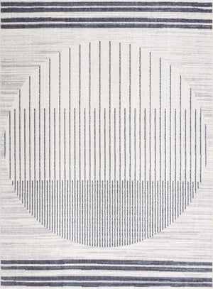 Thad Medium Gray Washable Area Rug