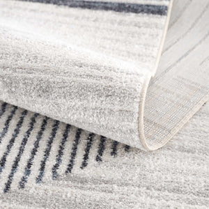 Thad Medium Gray Washable Area Rug