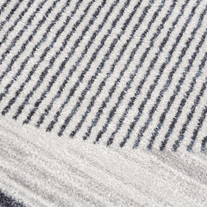 Thad Medium Gray Washable Area Rug