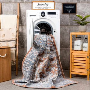 Ember Washable Area Rug - Clearance