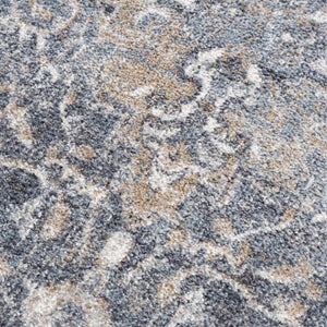 Aurum Blue Washable Area Rug - Clearance
