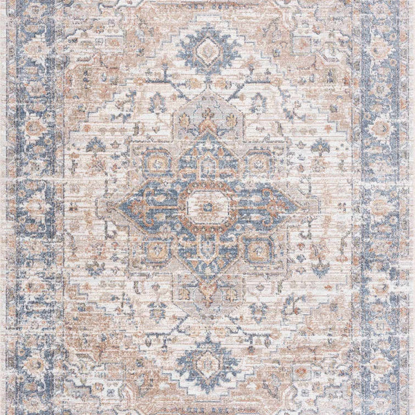Ezri Cream Washable Area Rug