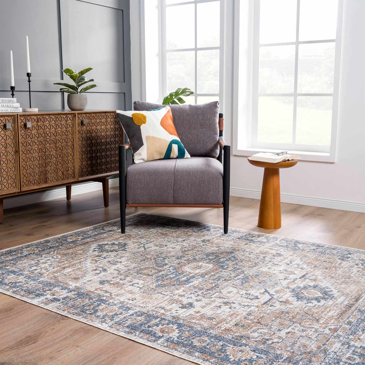 Boutique Rugs Ezri Cream Washable Area Rug - view 16
