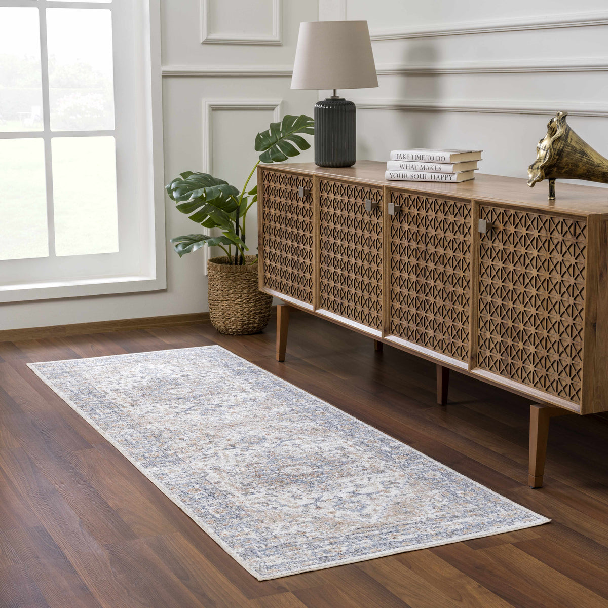 Boutique Rugs Ezri Cream Washable Area Rug - view 10