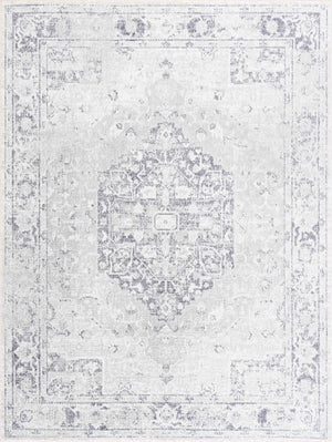Akram Antrasit Flat Pile Washable Rug
