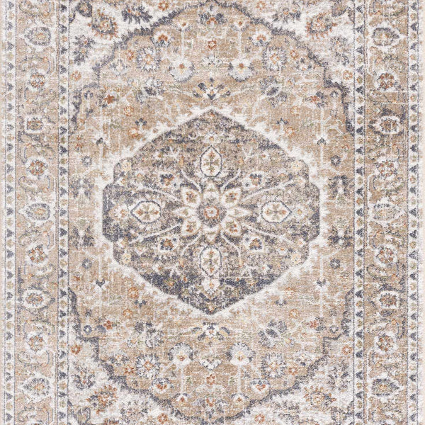 Hiti Beige Flat Pile Washable Rug