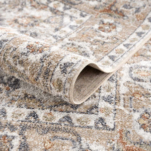 Hiti Beige Flat Pile Washable Rug