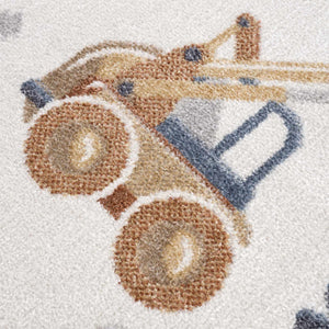 Construction Washable Kids Area Rug