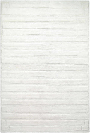 Aurex Cream Stepped Arch Art Deco Wool Handmade Area Rug - Clearance
