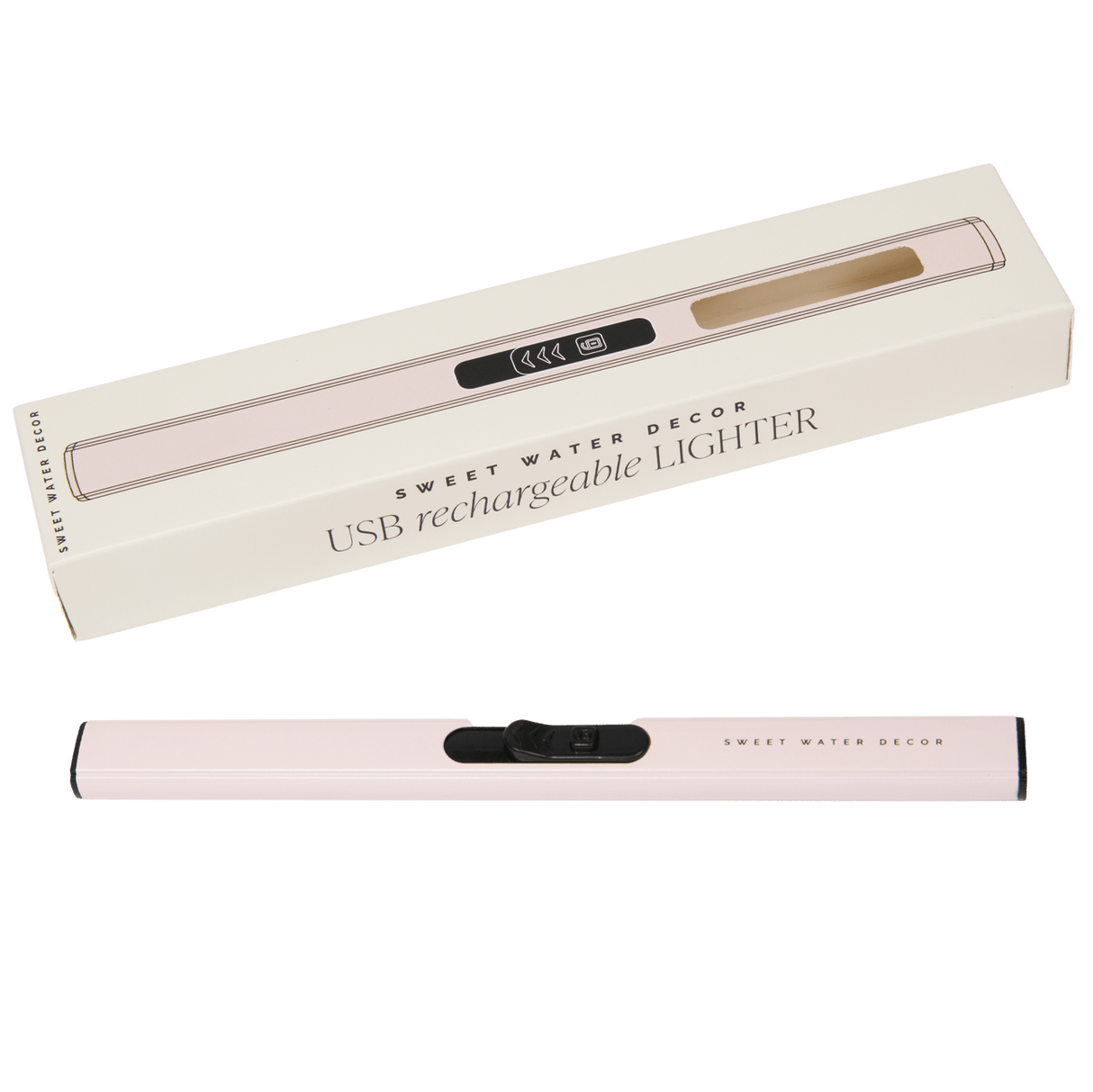Blush Pink Rechargeable Electric Lighter