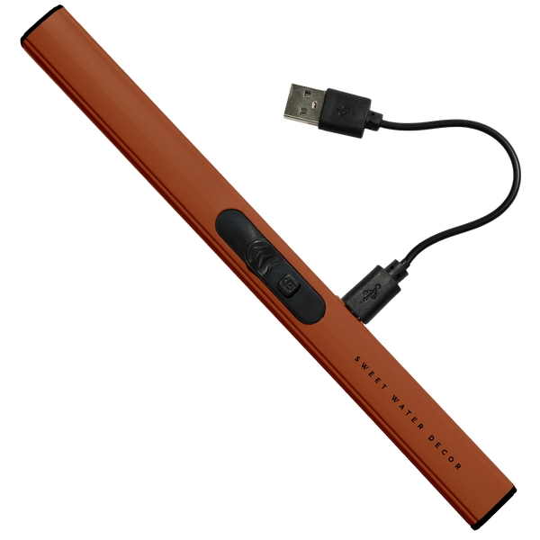 Burnt Orange Electric Lighter