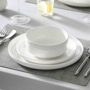 Luna Marble Pink 18 Piece Dinnerware Set