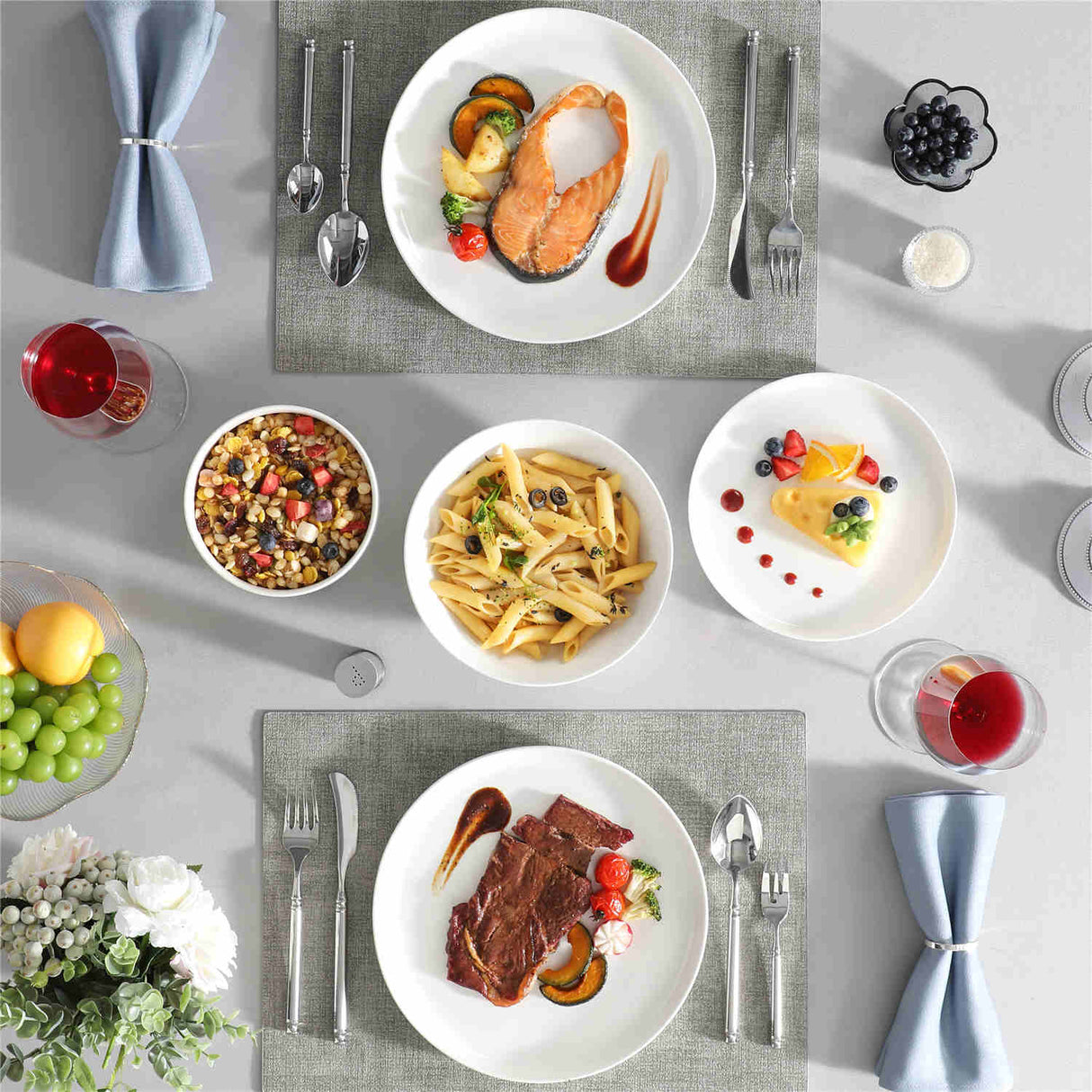 Luna 24 Piece Dinnerware Set
