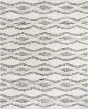 Lavalwaves Hand Woven Flatweave Wool Carpet - Clearance