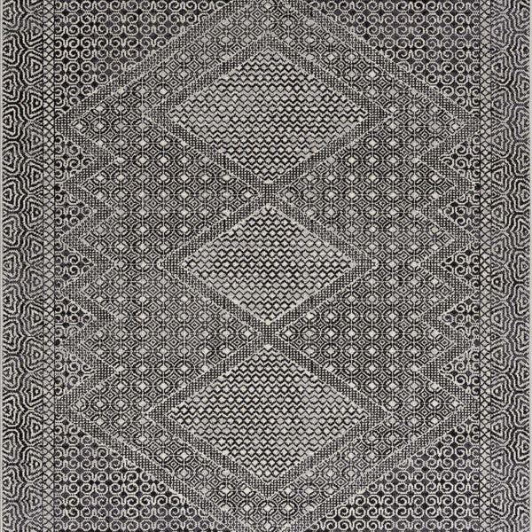 Coledale Black & White Washable Rug - Clearance