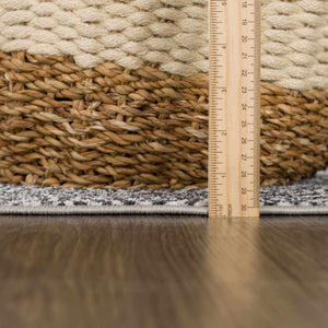 Coledale Black & White Washable Rug - Clearance