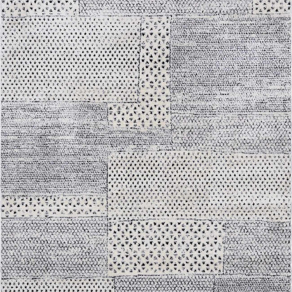 Modern Scandi High Pile Ivory Architect III Area Rug