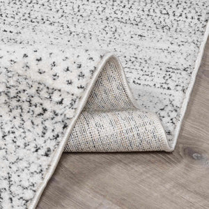 Modern Scandi High Pile Ivory Architect III Area Rug