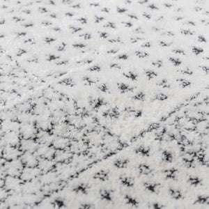 Modern Scandi High Pile Ivory Architect III Area Rug