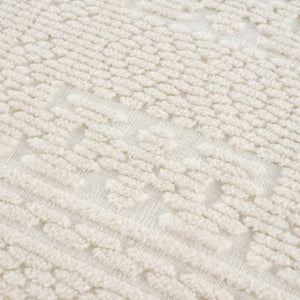 Bahar Cream Washable Area Rug