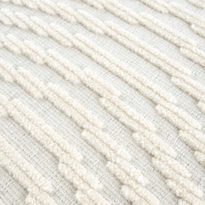 Deron White Washable 3D Rug