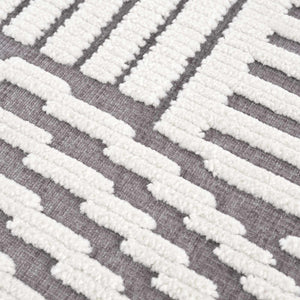 Deron Gray Rainbow Washable Rug