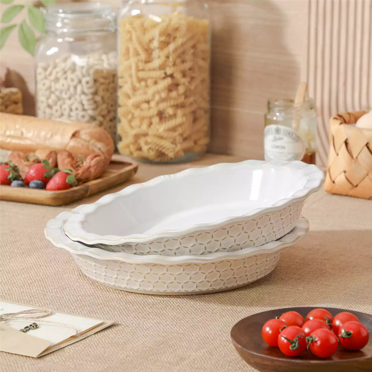 Lydia Fluted Pie Pan
