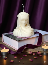 Large Veiled Lady Sculpture Candle