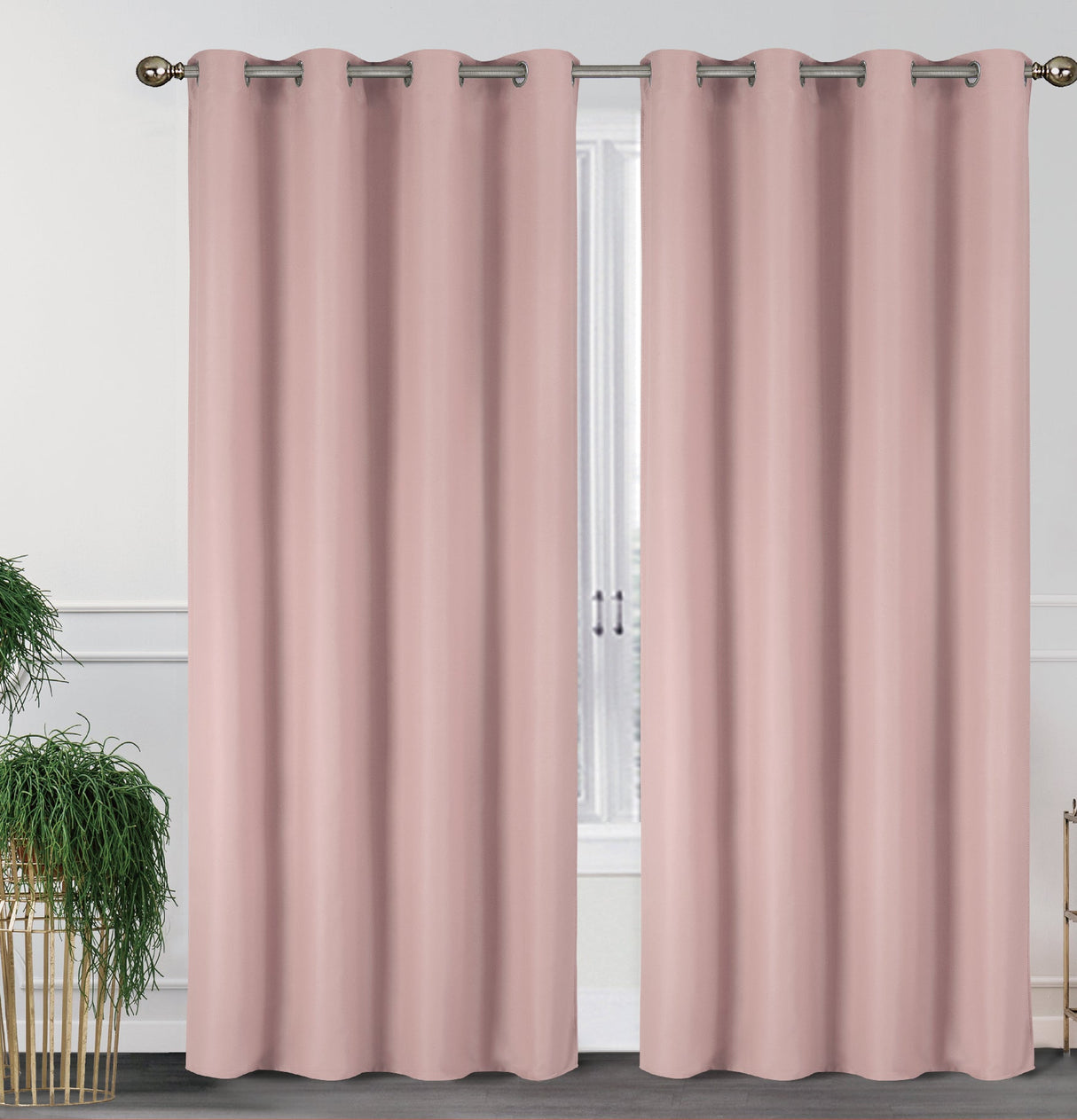 2 Pack - 55'' X 84'' Solid Thermal Blackout Panels (19 Colors)