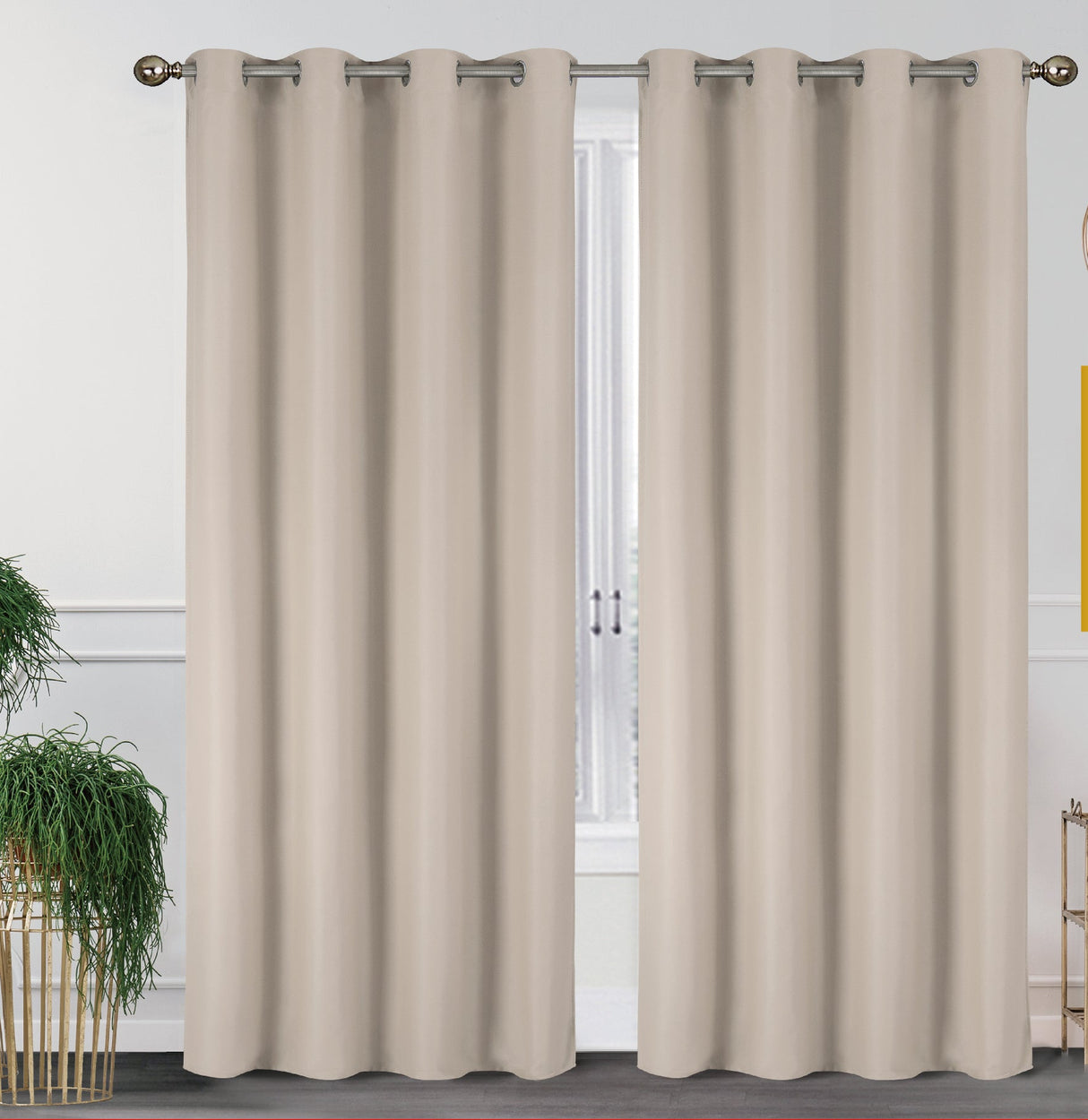 2 Pack - 55'' X 84'' Solid Thermal Blackout Panels (19 Colors)