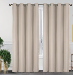 2 Pack - 55'' X 84'' Solid Thermal Blackout Panels (19 Colors)