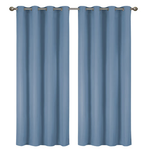2 Pack - 55'' X 84'' Solid Thermal Blackout Panels (19 Colors)