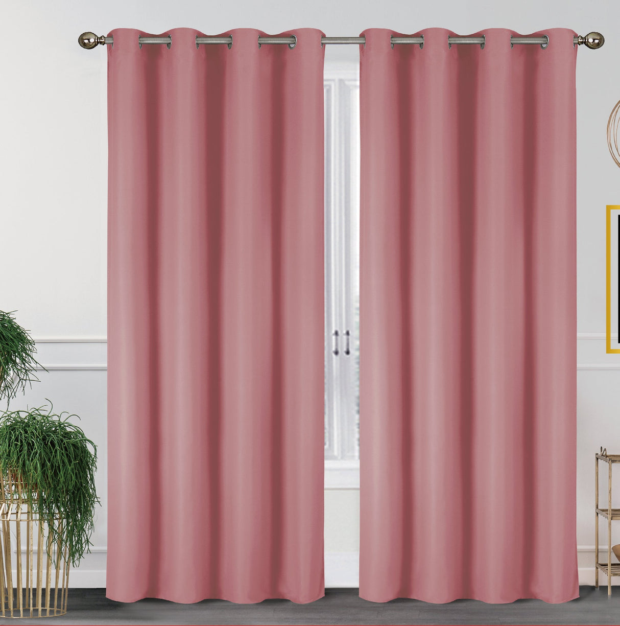 2 Pack - 55'' X 84'' Solid Thermal Blackout Panels (19 Colors)