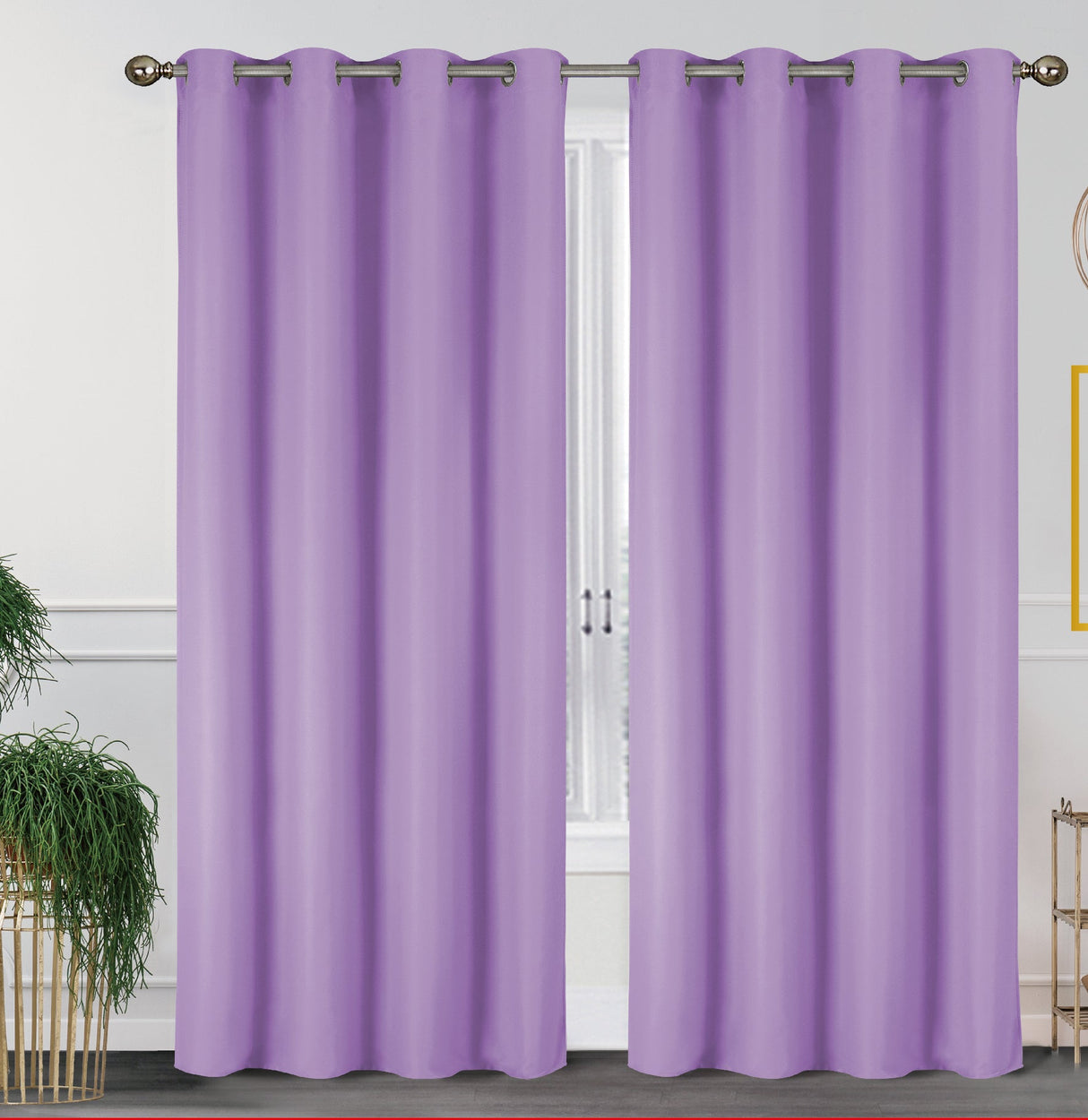 2 Pack - 55'' X 84'' Solid Thermal Blackout Panels (19 Colors)