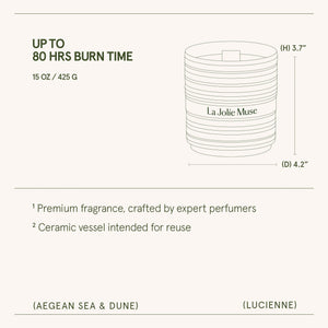 Lucienne - Aegean Sea & Dune Candle