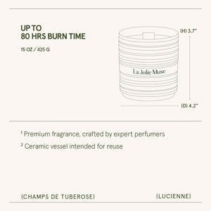 Lucienne - Champs de Tuberose Candle
