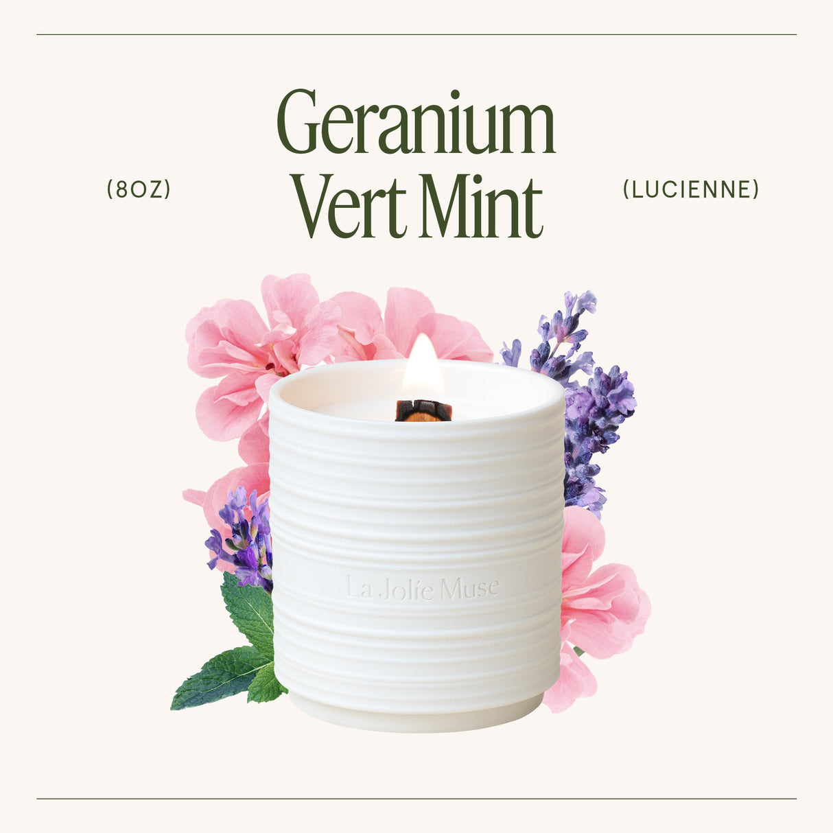 Lucienne - Geranium Vert Mint Candle