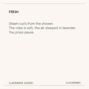 Lucienne - Lavender Suede Candle