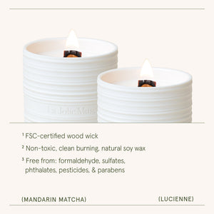 Lucienne - Mandarin Matcha Candle