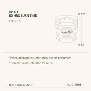 Lucienne - Saffron & Oud Candle