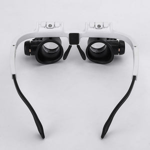 LED Magnifying Glasses 8X 15X 23X Adjustable Headband Magnifier