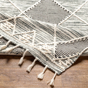 Mabua Tasseled Jute&Wool  Rug - Clearance