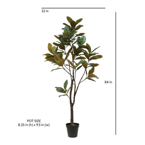7' Artificial Magnolia Tree