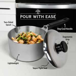 2 Quart Sauce Pan with Lid