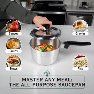 2 Quart Sauce Pan with Lid