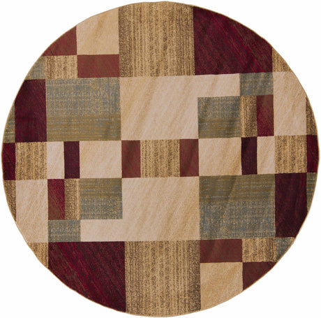 Maumee Brown Mosaic Performance Rug - Clearance