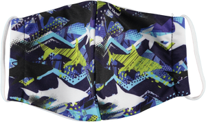6-Pack: Men's Reusable Machine Washable Masks Mystery (3 Solid + 3 Prints)