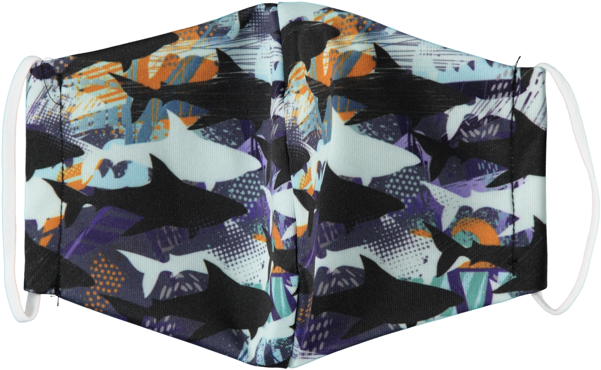 6-Pack: Men's Reusable Machine Washable Masks Mystery (3 Solid + 3 Prints)