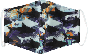 6-Pack: Men's Reusable Machine Washable Masks Mystery (3 Solid + 3 Prints)