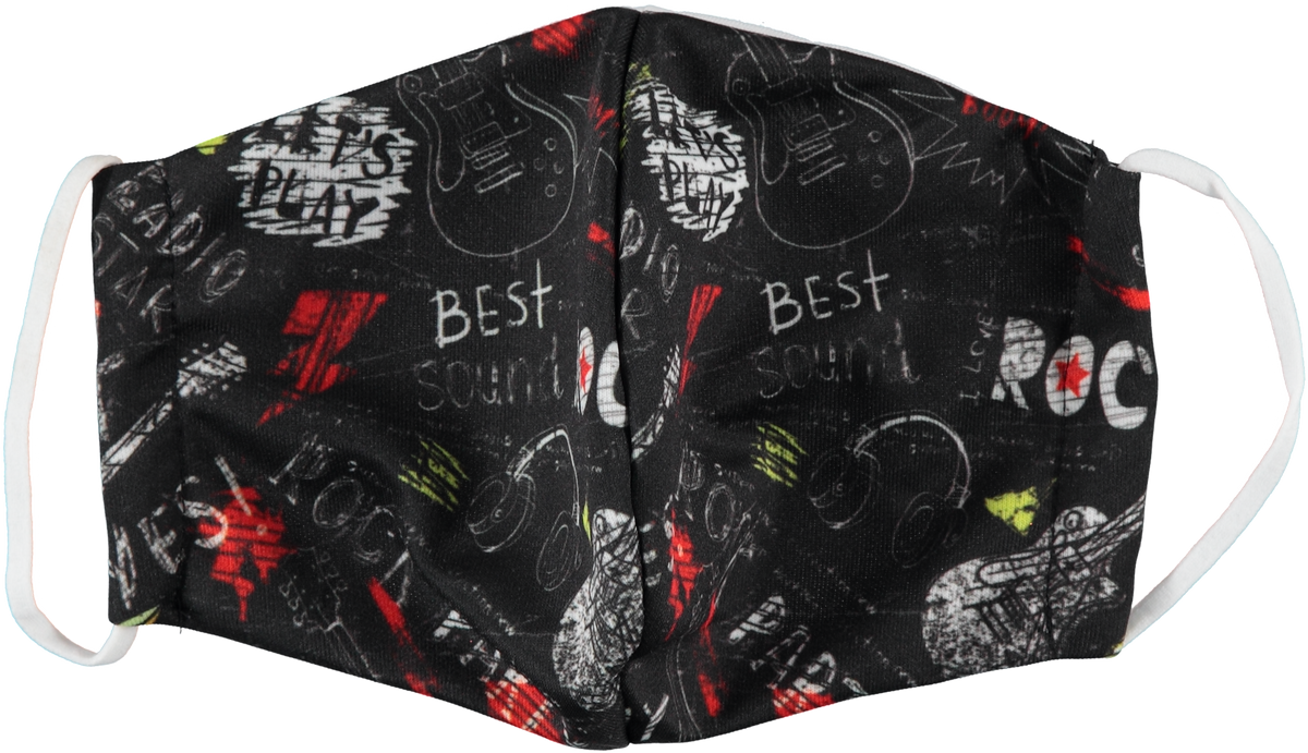 6-Pack: Men's Reusable Machine Washable Masks Mystery (3 Solid + 3 Prints)